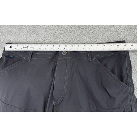 KÜHL Renegade Pants Men’s 38x32 Carbon Gray Outdoor Hiking Klassik Fit Tapered - Picture 12 of 16